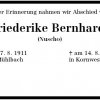 Binder Friederike 1911-2011 Todesanzeige